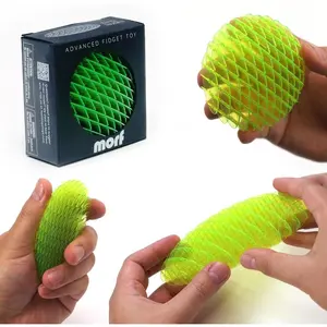 Morf Fidget Worm Toy - Flexible 3D Sensory Slug Figgy Toy for Kids, Teens, and Adults – Stretchy, Quiet, Stress and Anxiety Relief, Focus - For Play, School