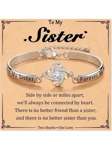 1 pcs Women's Bracelet Gift Set, Jewellery Accessories, Bracelet Jewelry, High-End Bracelet, Suitable For Sister, Mother, Anniversary, Christmas, Birthday, Mother's Day Gift For Her, Suitable For daily wear