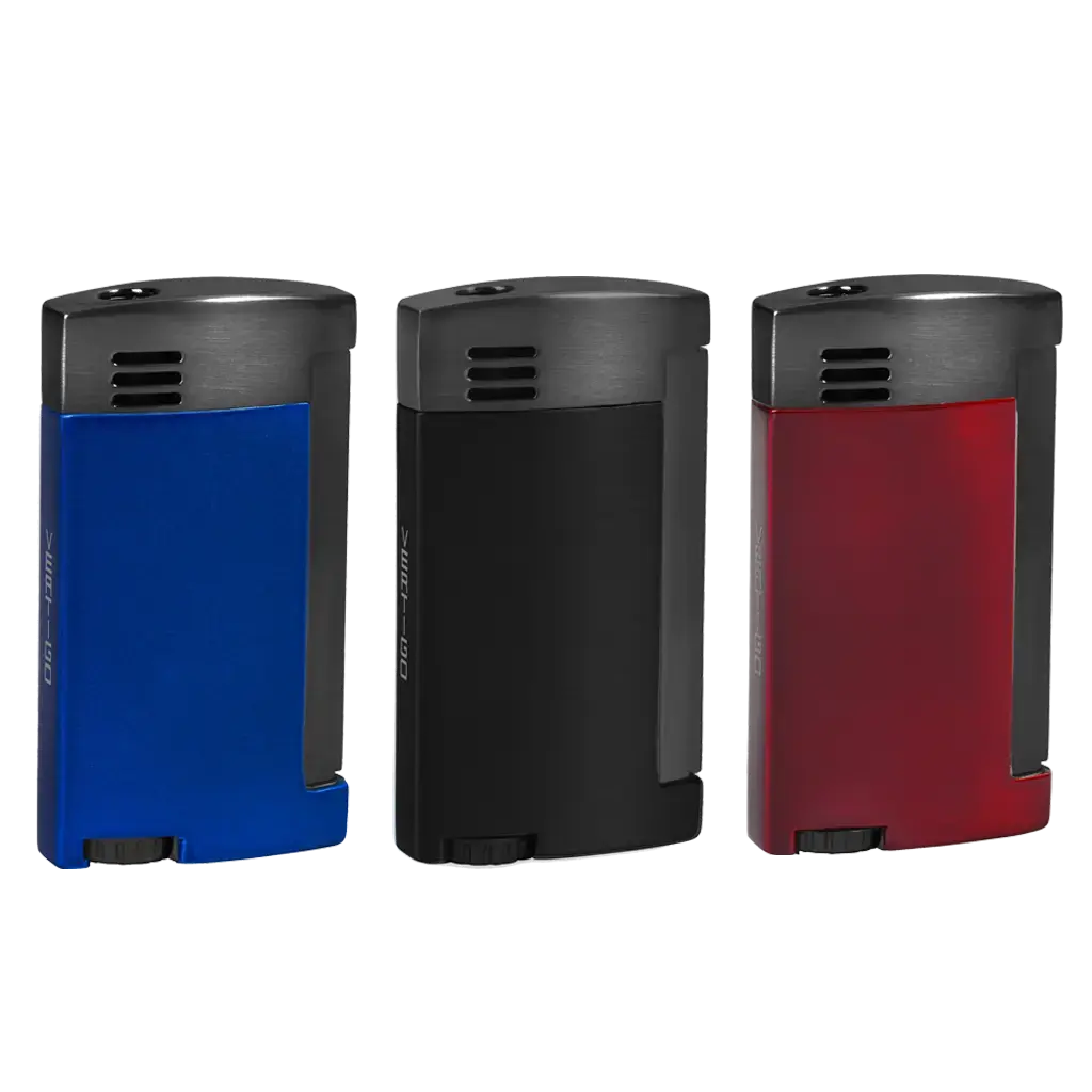 Vertigo Amigo Single Torch Flame Lighter, Metal Adjustable Flame Piezo Ignition Lighter Accessories