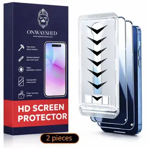 ONWAYSHED Mothca Matte Privacy Screen Protector for iPhone 17 Pro Max 6.9 inch Anti Spy Anti Glare Full Coverage Tempered Glass Film Anti-Fingerprint Case Friendly Smooth as Silk 2 Pack