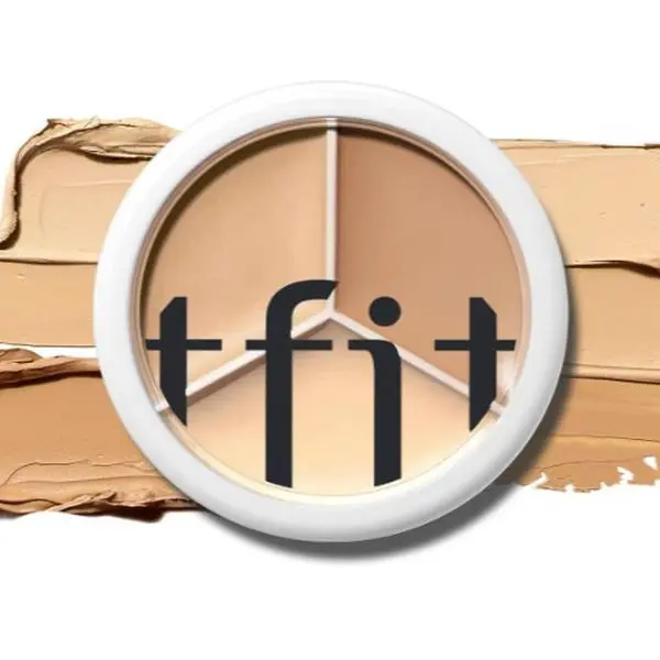 TFIT Cover Up Pro Trinity Concealer, Hydrating 3-in-1 Balm Palette with a Silky Finish, Full Coverage Cosmetic for Evening Skin Tone, Waterproof & Transfer-Proof Makeup for All Skin Types, #01 Neutral, 0.52 oz, Flawless, Smoothing, Uneven Skin Tone