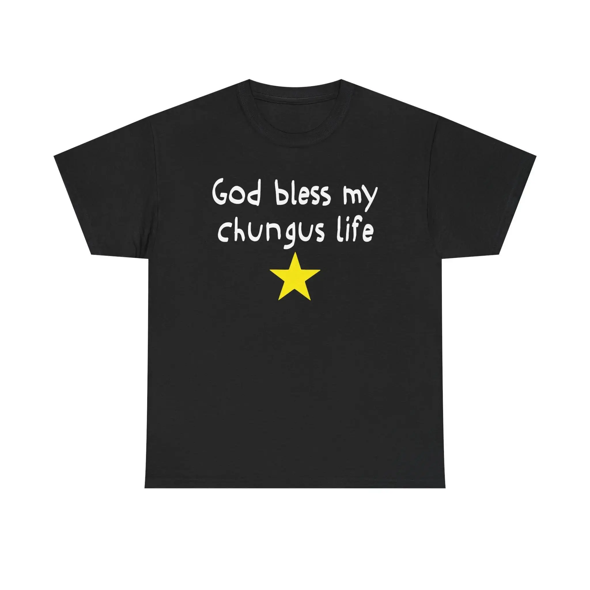 God Bless My Chungus Life Tshirt, 100% Cotton Funny Meme Shirt