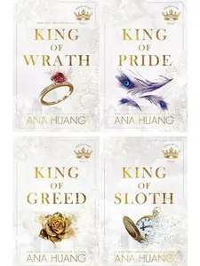 King of Wrath +Pride + Greed + Sloth by Ana Huang, 4 Book Set, Paperback
