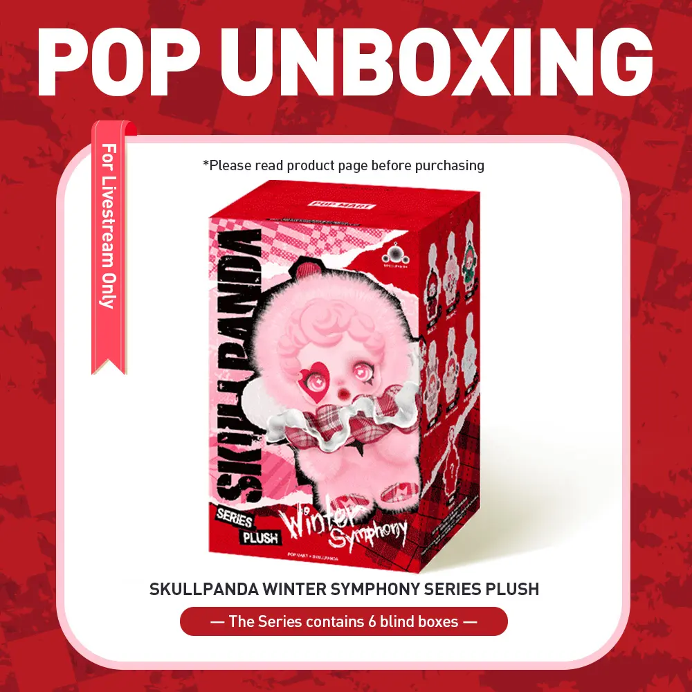 【GIVEAWAY】Unboxing - SKULLPANDA Winter Symphony Series Plush-3.0