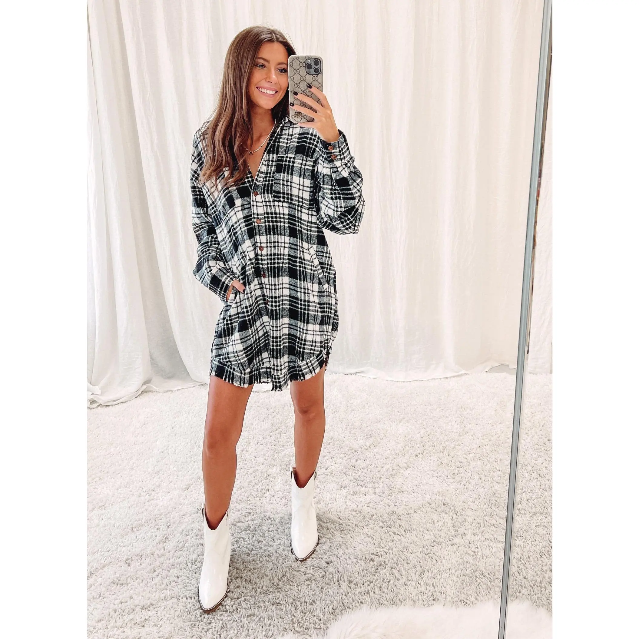 Briley Flannel Dress