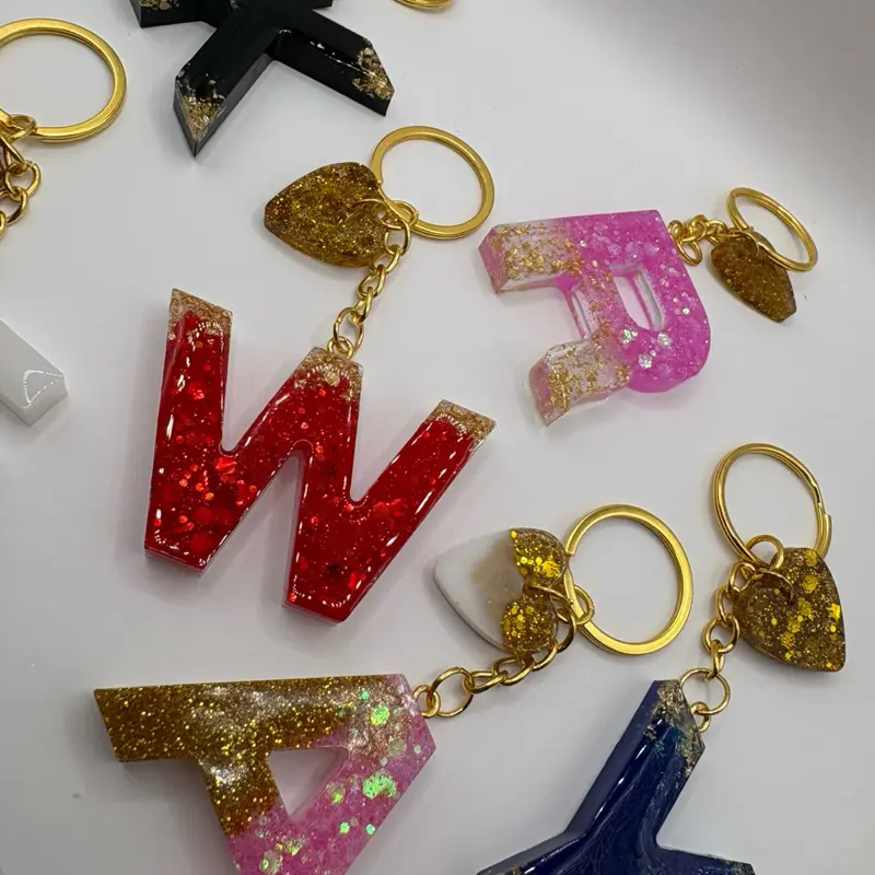 Resin keychains to share