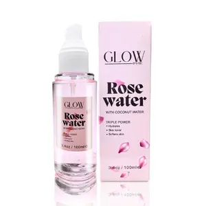 Rose Water Facial Mist for Skin Hydration and Softening
