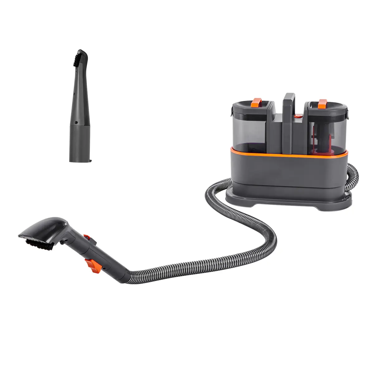Carpet Cleaner Machine - 50.72 oz Clean Water Tank, 27.05 oz Dirty Water Tank, Portable Upholstery Shampooer, 11.5Kpa Handheld Extractor for Rug, Couch, Car Spot & Stain Deep Cleaning