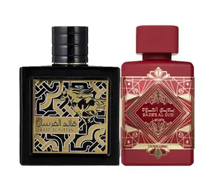 Lattafa Qaed Al Fursan Eau De Parfum + Lattafa Badee Al Oud Sublime Eau De Parfum 3.4 Oz Bundle