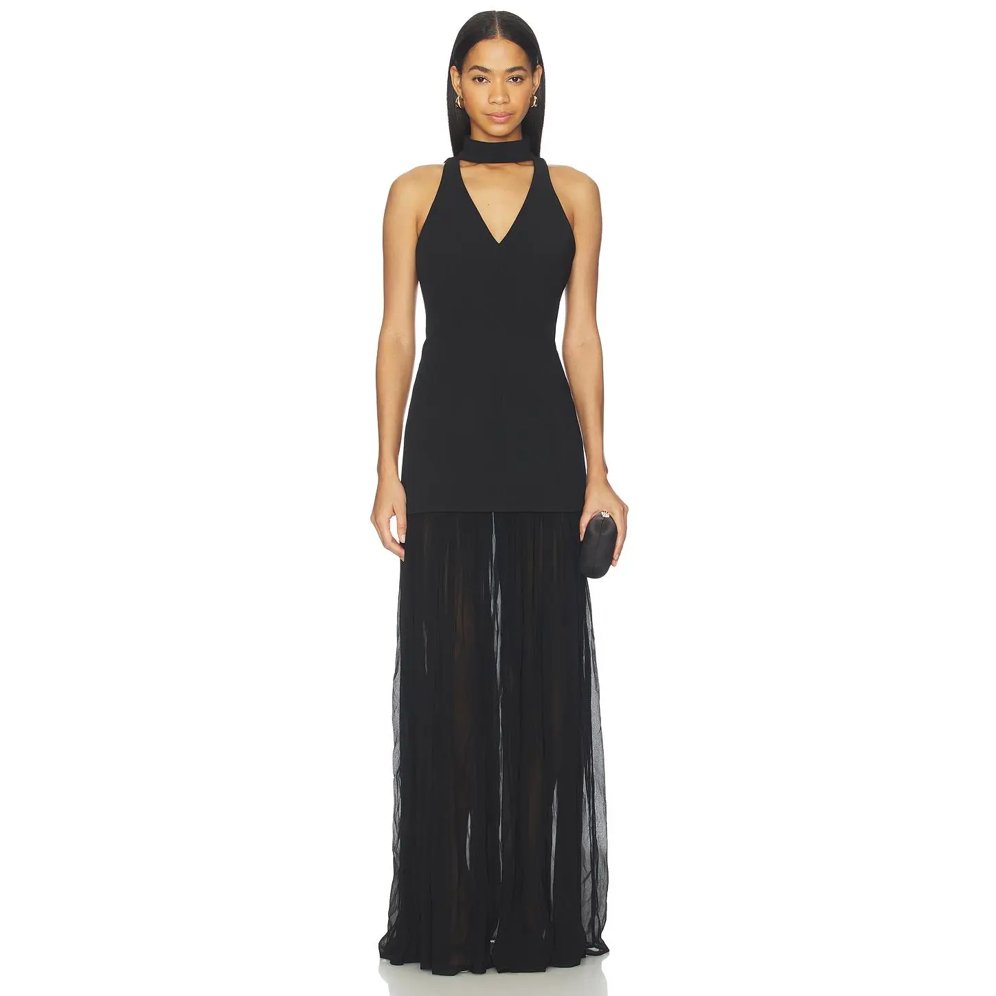 L'Academie Serin Gown in Black