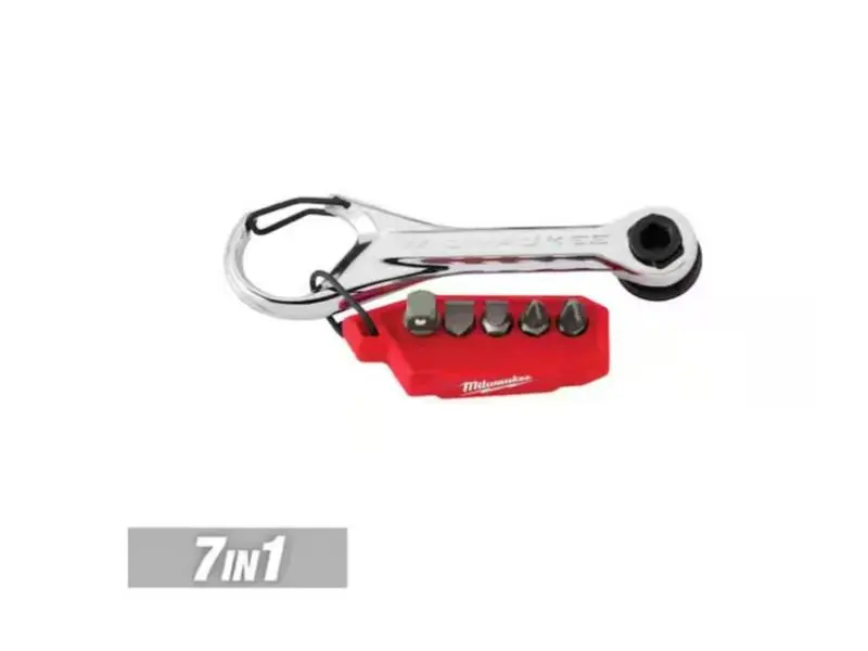 Milwaukee 7-in-1 Multi-Bit Mini Ratchet 48-22-2950