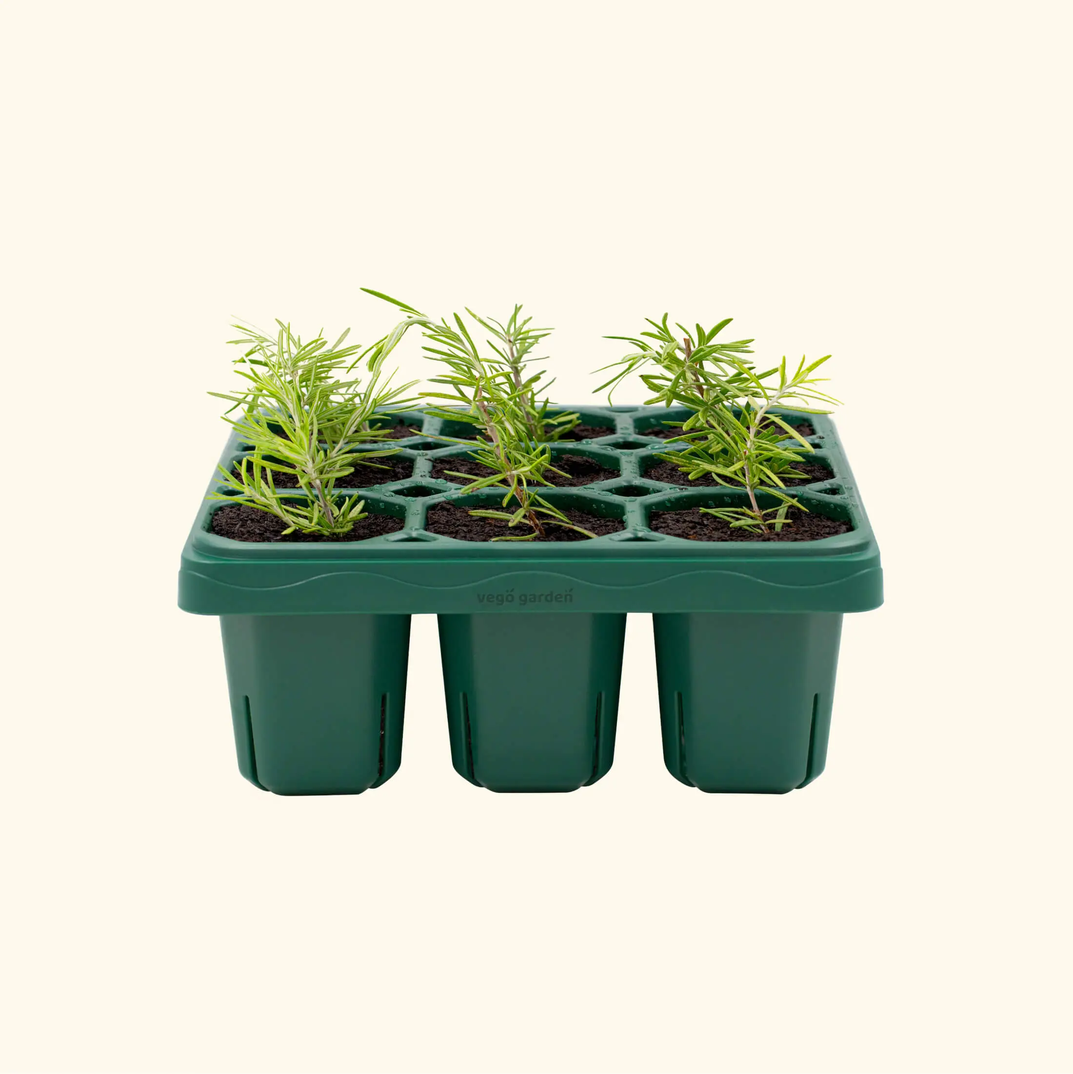 Vego Garden Giga Seedling Trays Multi-Pack 9-Cell 10"x10" UV-Resistant Reusable Starter Trays for Greenhouse Garden No Lids Air Pruning Design Extra-Large 2.83" Cells Planting Vegetable