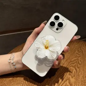 2D Floral MagSafe Phone Grip – Flower Magnetic Pop Socket & Kickstand – Colorful Aesthetic Phone Accessory