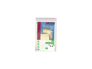 Smead 67164 Alpha-Z Color-Coded First Letter Name Labels, M & Z, Light Green, 100/Pack