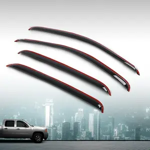 Fit For 07-13 Chevy Silverado GMC Sierra Yukon Crew Cab Window Visors Rain Guards
