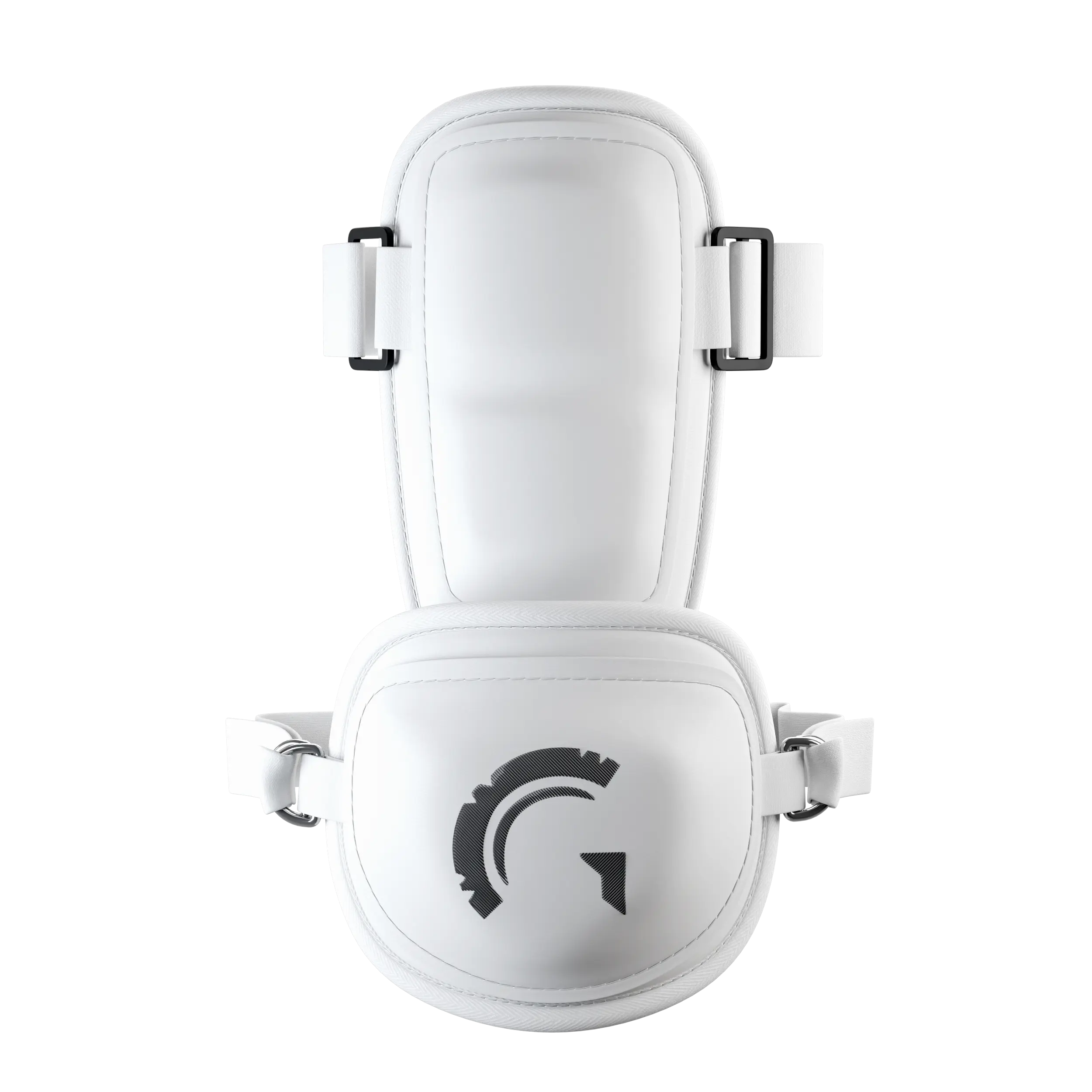Guardian Centurion Hard Shell Pro Baseball Elbow Guard (White Black)