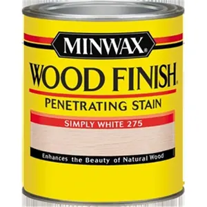 212 MAIN Minwax 70052 1 Qt Simply White Penetrating Stain - Enhances Natural Wood Beauty, Adds Beauty for Cabinets, Doors, Unfinished Wood Furniture