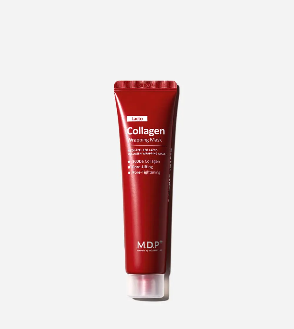 [From $25] MDP RED LACTO COLLAGEN WRAPPING MASK, 300 Da Collagen, Amino Acid