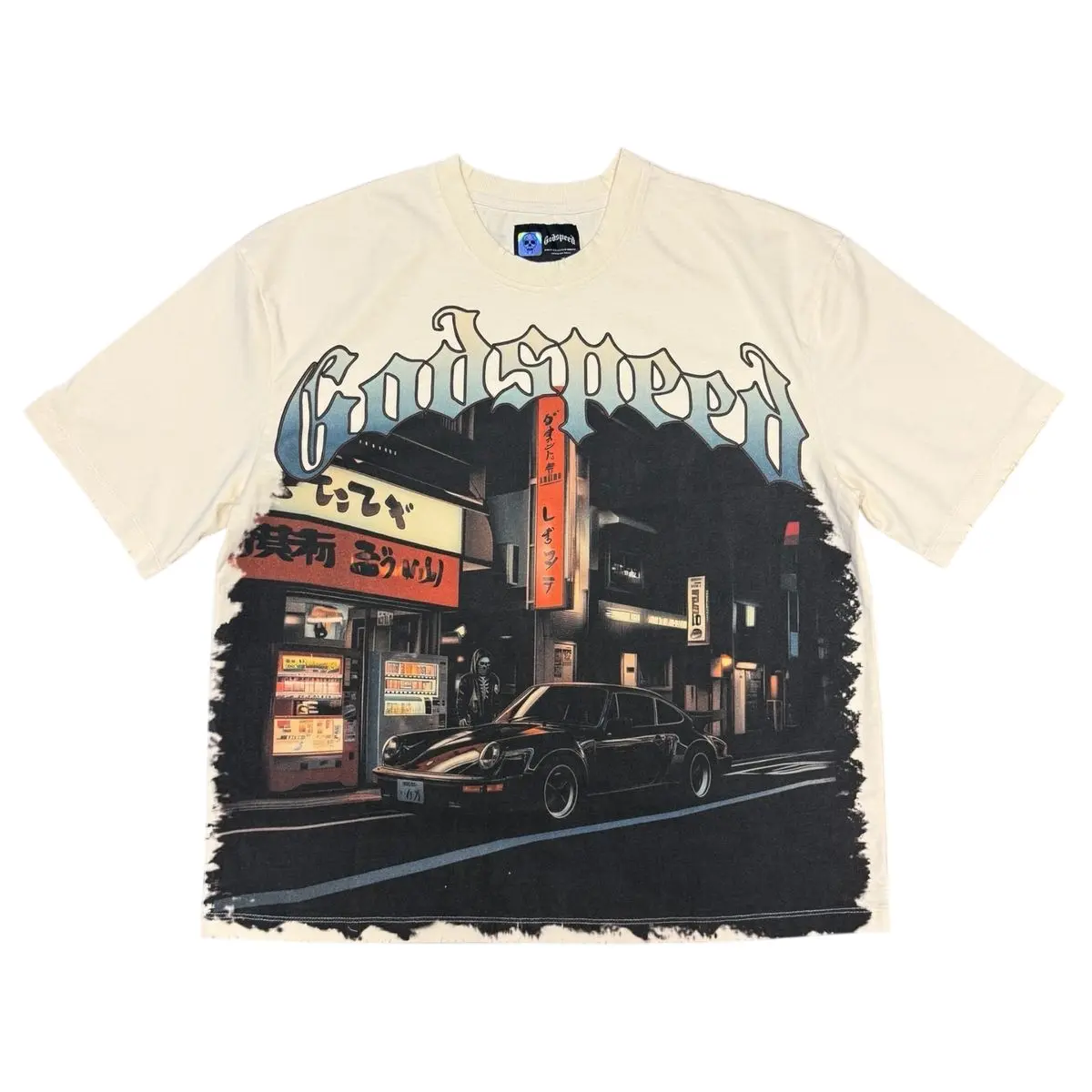 Godspeed Pit Stop Original Men's Tokyo Graphic T-Shirt - Limited Numbered Edition Short-Sleeve Streetwear for Casual Everyday Wear, Tshirt, Shortsleeve, Menswear, Casual T Shirt, Graphic T Shirts