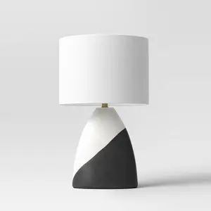 Modern Table Lamp Black/White - Threshold