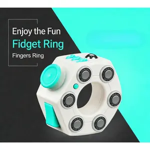 A multifunctional stress-relief toy and outlet tool-a versatile finger ring offering multiple ways to play.Compact and portable, this novel and creative gadget makes for a unique gift, ideal for students and professionals dealing with stress.
