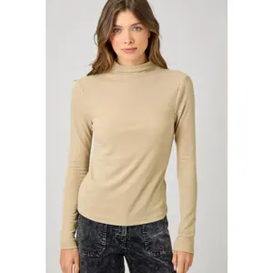 Knit Mock Neck