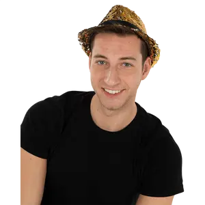 Sequin Fedora Hat for Adults & Kids – Sparkly Party Hat, Disco Dance Hat - Costume Fedora for Halloween, Stage Performances, Photo Booth , Theme Party & Dress Up – One Size Fits Most