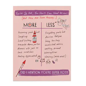 Julia Rothman Love More/Less Greeting Cards