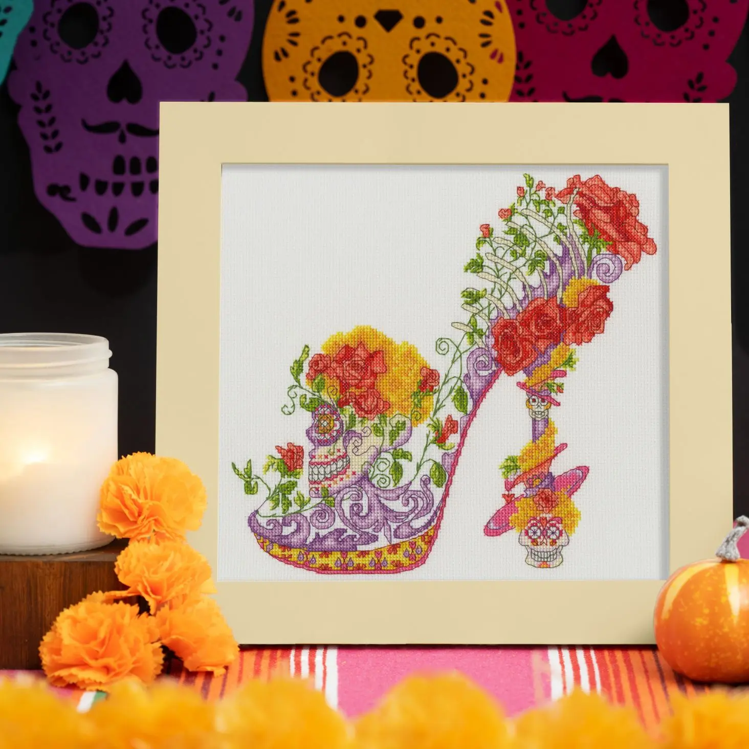 La Catrina Counted Cross Stitch Kit by Bothy Threads XSK22