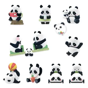 52TOYS Panda Roll Kindergarten Series Candybox Random Cute Popular Collectible Flocking Panda Figures Toys Creative Panda Gift for Boy Girl Christmas Birthday Party Holiday