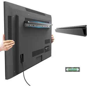 No Drill Drywall TV Wall Mount for 22-55 Inch TVs up to 100 lbs, Easy Install Studless No Stud Mount, Includes All Hardware and Level Bubble Meter