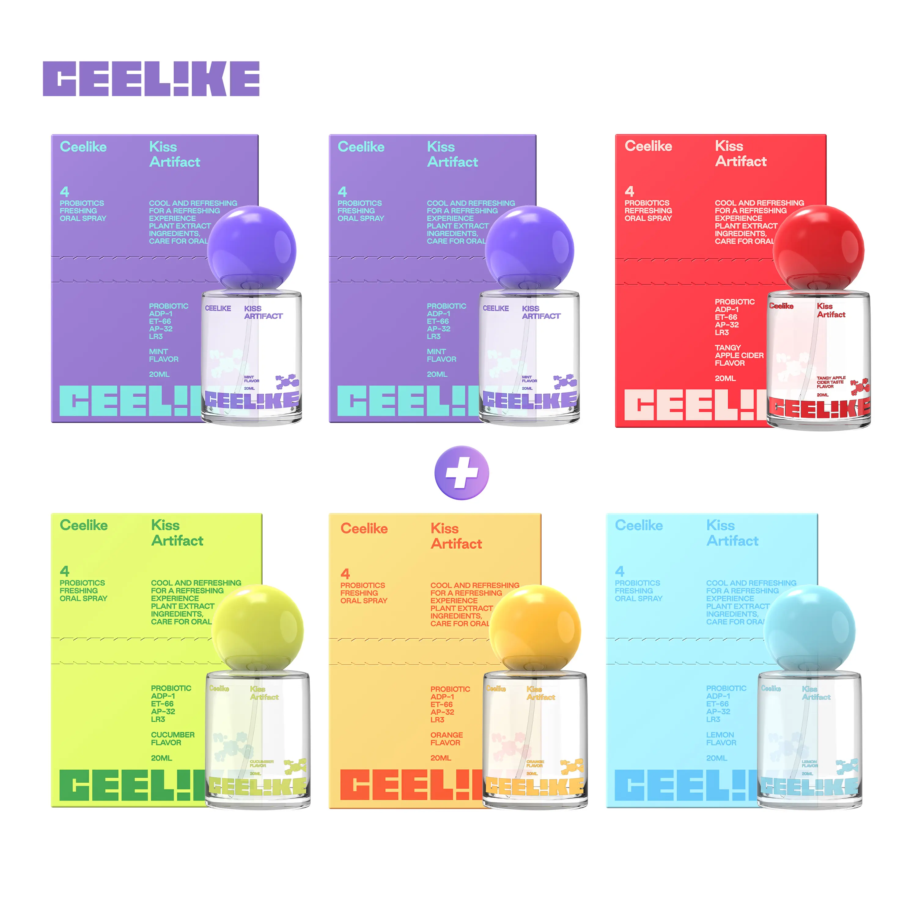 Buy 3 Get 3 Free! CEELIKE Oral Spray | 20ml Long-Lasting Freshness & Oral Care | Portable, Sugar-Free, Everyday Essential