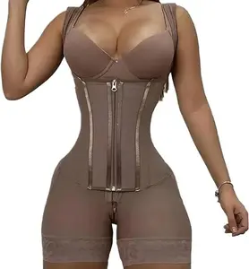 WISHSER Fajas Colombianas Shapewear for Women Comfortable Girdles Garment Bodysuit Underwear Daily Use Waistband Fit