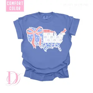 United States Lace Comfort Color T-shirt
