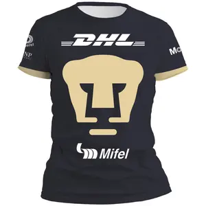 Liga MX Playera Pumas Visitante 24 Football Jersey, Camisetas de Futbol, Football Gear, Sport Apparel, Soccer Jersey Men Women