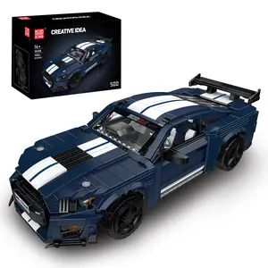 Mould King 10208 Blue Sports Car/Supercar Building Block Toy – Static Model for Collection