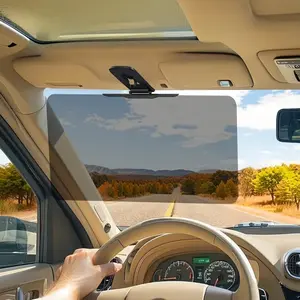 2pcs Extended Polarized Sun Visor for Vehicles, Designed to Block Sunlight And Reduce Glare, Suitable for Suvs, Trucks, And Vans