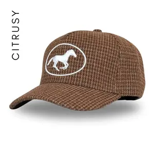STAMPEDE TRUCKER HAT - HOUNDSTOOTH