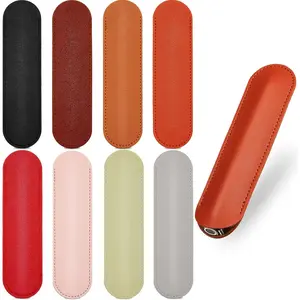 8- PU Leather Pen Case -  Pocket  Leather Pouch for Single Pen