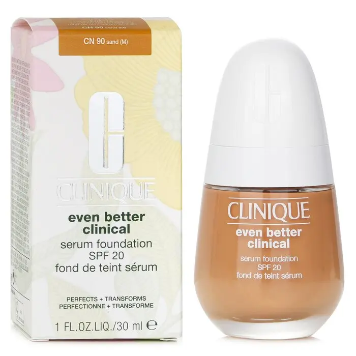Clinique Even Better Clinical Restore Cosmetic Serum Foundation with Hyaluronic Acid, SPF 20, Hydrate & Boost Radiance - # CN 90 Sand, 30ml/1oz