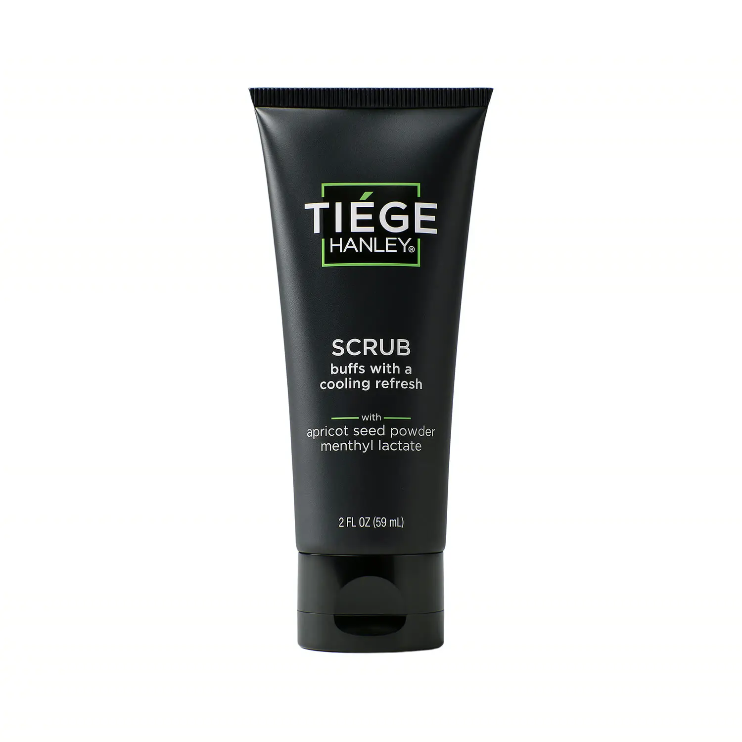 Tiege Hanley Exfoliating Face Scrub - Apricot Seed Powder + Niacinamide - Deep Pore Exfoliate + Dead Skin Removal (2 oz)