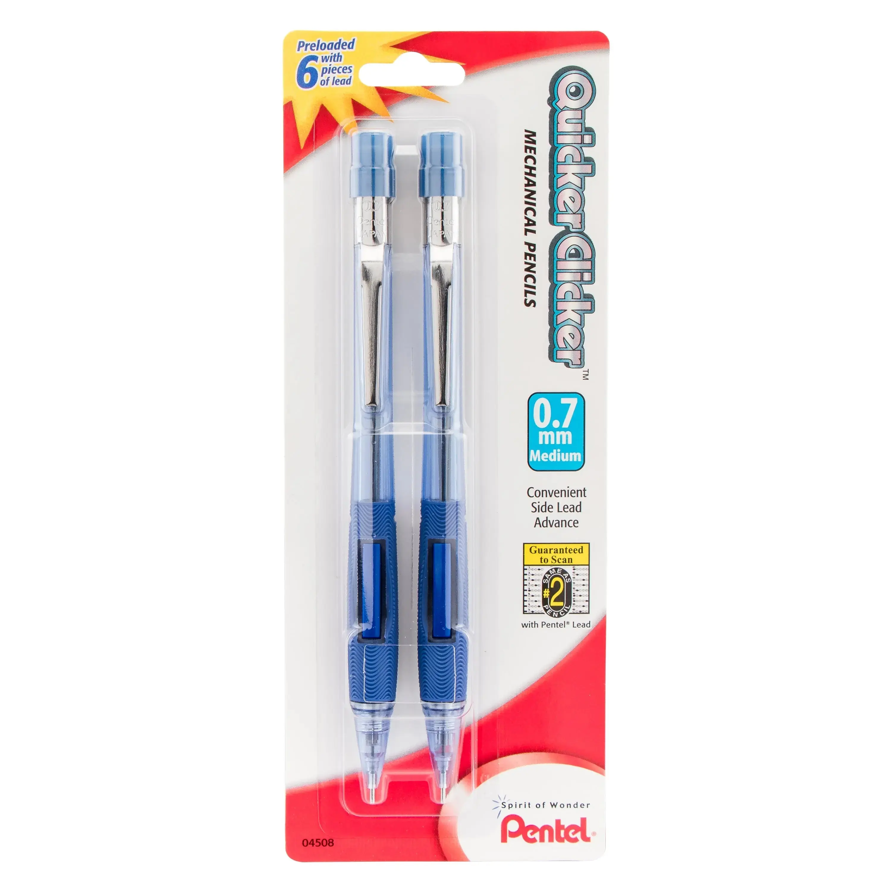 Pentel Quicker Clicker Mechanical Pencil, Assorted Packs