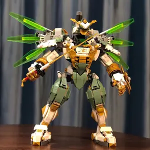 942 Pieces Wing Mecha Creative Building Blocks, Abs Material, High Precision, Activity Parts, Ideal Gift for Adults & Kids