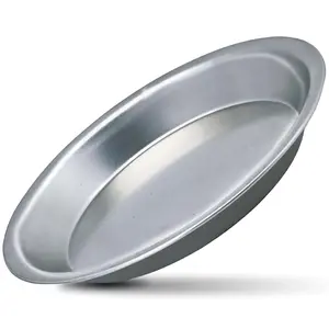 9 Inch Aluminum Pie Pans, Silver Pie Tin For Baking, 9" x 1 1/4" Oven Safe Pie Dish For Baking Pie, Crumbles Or Cake