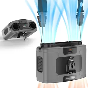 20000mAh Portable Waist Fan, 16000RPM Strong Airflow Body Cooling Fan, Rechargeable Clip On Belt Fan, 10 Speeds, Dual Motors, Battery Operated Shirt Fan for Outdoor Work Jobsite Camping Travel