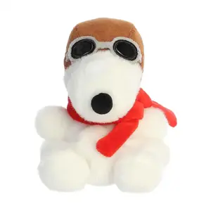 Aurora Peanuts Flying Ace 5" Palm Pals Stuffed Animal Collectibles, Cute Stuffies, Soft Cuddly Toddler Gift for Charlie Brown Fans