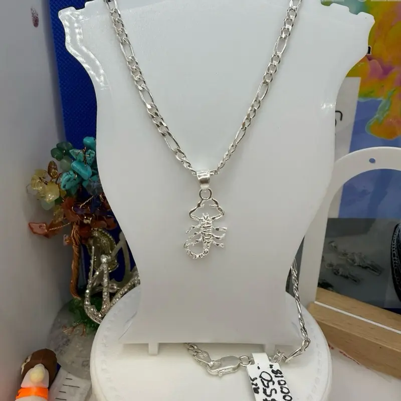 925 sterling silver 18”high quality ,solid Italian silver kids short chain 3.7mm )) cadena y dije de plata Italiana 18” pulgadas es corta como para niños 3.7mm