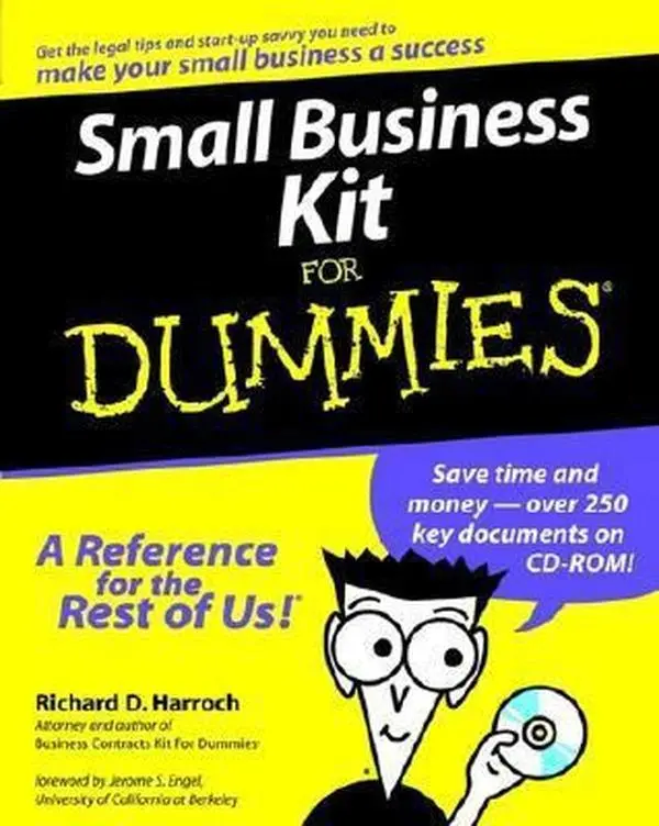 USED Book - Small Business Kit For Dummies by Richard D. Harroch (Paperback) - english