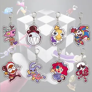 TADC The Amazing Digital Circus Keychains, Cute Keychains for Bags and Keys, Durable, Lightweight and Perfect for Personal Style, Collecting and Gifting