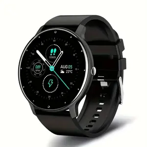 Smartwatch (can make and receive calls), unisex model, wireless calling smartwatch that supports multiple sports modes, weather forecasts, AI voice control, music playback controls, compatible with iPhone and Android phones—sports smartwatch. pedometer